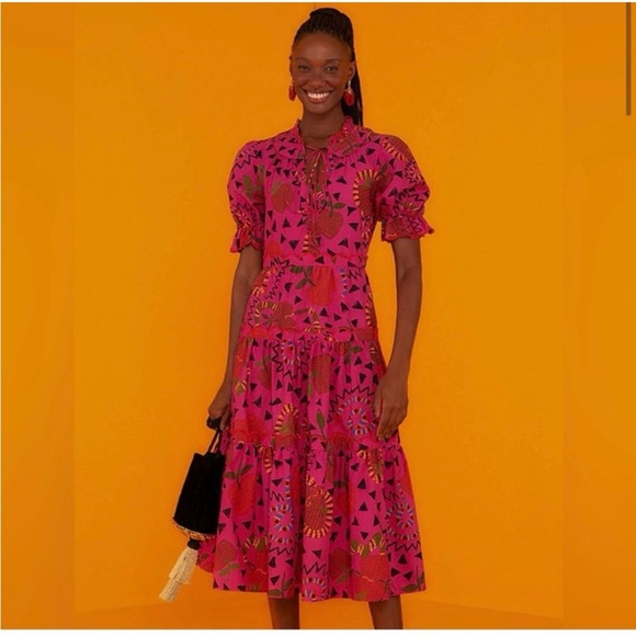 Farm Rio Snake Fruit Maxi Dress - Picture 3 of 10